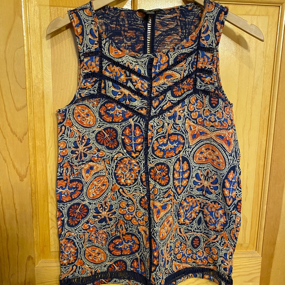 Lucky Brand Navy Tank SM